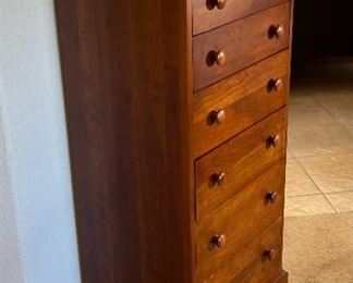 Ethan Allen American Impressions Lingerie Chest 7-Drawer Slender Dresser 53 x 22 x 16.5in HxWxD