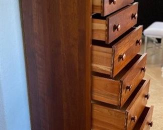 Ethan Allen American Impressions Lingerie Chest 7-Drawer Slender Dresser 53 x 22 x 16.5in HxWxD