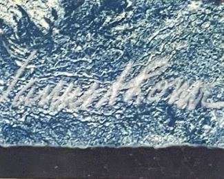 Pencil Signed Lithograph Framed Art Frame: 21 x 28.75in Image: 15.25 x 22.75in