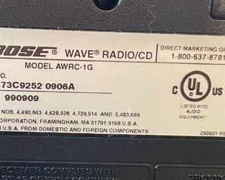 Bose Wave Radio AWRC-1G 4 x 14 x 9in HxWxD