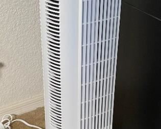 Mainstays 2in 3-Speed Oscillating Tower Fan FZ10-19MW 28 inches high