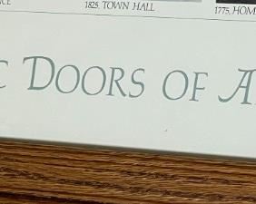 Historic Doors of Amherst Framed Print Poster Frame: 18.5 x 14.5in