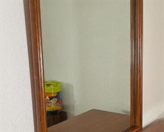 Morganton Furniture MCM mirror 34 x 34 x 3in HxWxD