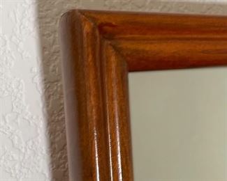 Morganton Furniture MCM mirror 34 x 34 x 3in HxWxD