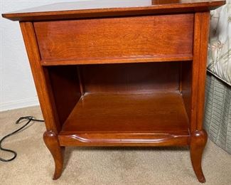 1pc Morganton Furniture MCM Nightstand 22 x 22 x 16in HxWxD