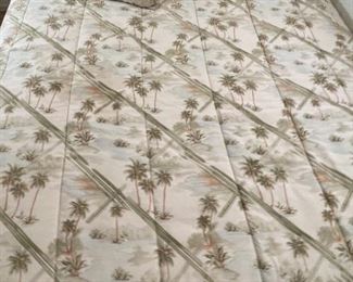 Full Size Palm tree bed sheet set Full