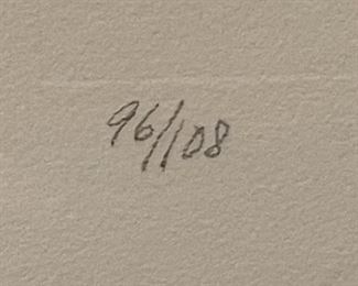 Signed The Three Graces James A Roma Native American Etching Litho Framed Art Lithograph Print Frame: 23 x 19.75Image: 12 x 8