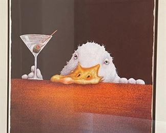 Will Bullas Bar Bill Framed Print Art 22.5 x 22.5in