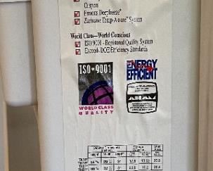 Amana Garage Fridge Refrigerator 66 x 30 x 33in HxWxD