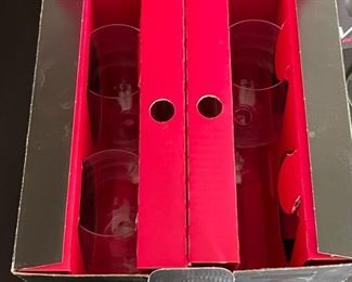 #2 Riedel Vivant 4 Pinot Noir Glasses wine in box Glass: 8.5in H x 2.75in dia at opening