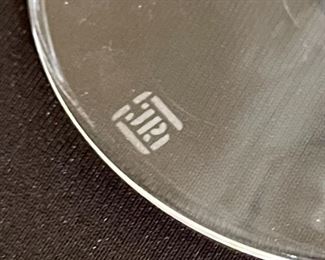 4pc Riedel Vivant Wine Glasses 9in h x 2.75in diameter at opening