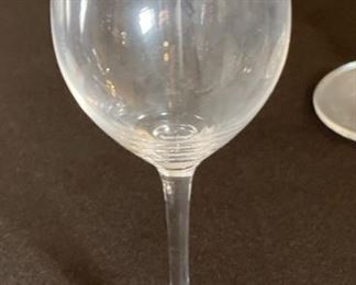 4pc Riedel Vivant Small Wine Glasses 7.125 in h x 2.125in diameter at opening
