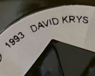 1993 Vintage David Krys Martini Lamp Bar Light Pop art 14.5in H x 10in Diameter