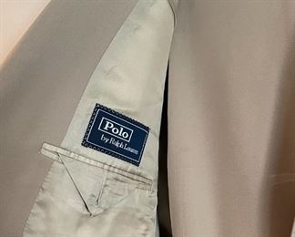 Polo Ralph Lauren Suit Jacket & Pants Italy Blue Label Virgin Wool #2 Jacket: 42 Pants: ?