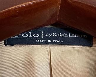 Polo Ralph Lauren Suit Jacket & Pants Italy Blue Label Virgin Wool #2 Jacket: 42 Pants: ?