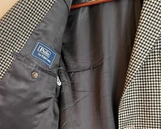 Polo Ralph Lauren Suit Jacket Italy Blue Label Cashmere #3 Sz: 42