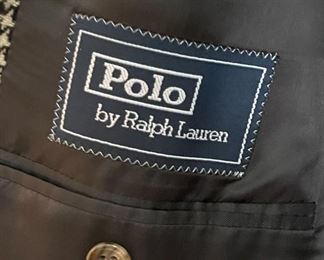 Polo Ralph Lauren Suit Jacket Italy Blue Label Cashmere #3 Sz: 42