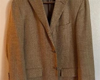Polo Ralph Lauren Suit Jacket Italy Blue Label Silk/Flax/Wool #4 Sz: 42