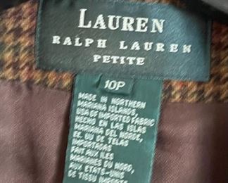 Ralph Lauren Petite Wool Jacket 10p