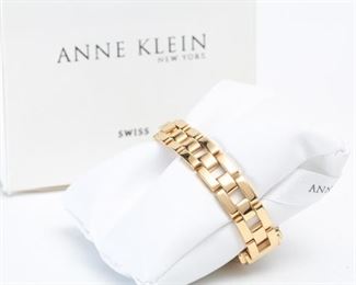 Anne Klein Dual Timezone Watch in Box 12/1458 751S Womens Face: 1.4x0.7in Bracelet: 6.25in