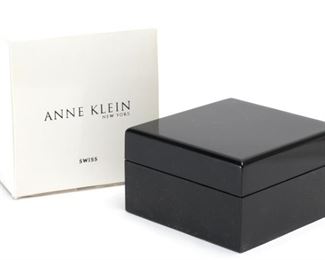 Anne Klein Dual Timezone Watch in Box 12/1458 751S Womens Face: 1.4x0.7in Bracelet: 6.25in