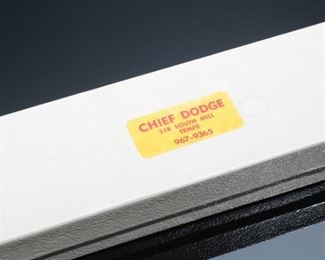 Chief Dodge Turquoise Bird Fetish Necklace 27.5in Long Bird: 1in long approx.