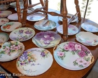 TABLES FULL of Ceramics - Crystal - Glassware