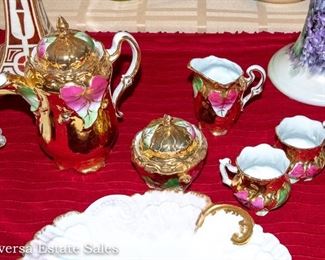 TABLES FULL of Ceramics - Crystal - Glassware