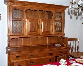 Haywood Wakefield china cabinet - Dining Table and Chairs
