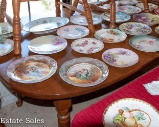 TABLES FULL of Vintage Ceramics - Glassware - Crystal