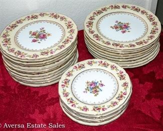 TABLES FULL of Vintage Ceramics - Glassware - Crystal