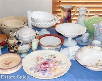 TABLES FULL - Ceramics - Glassware - Crystal