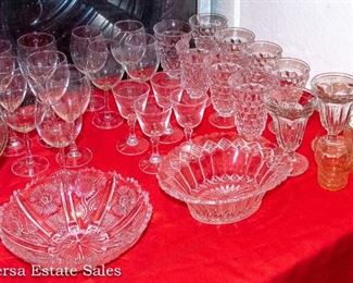 Crystal and Pressed Glass