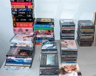 CDs - VHS - DVDs - LPs - 45s