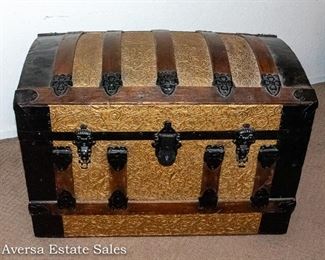 Antique Humpback Trunk