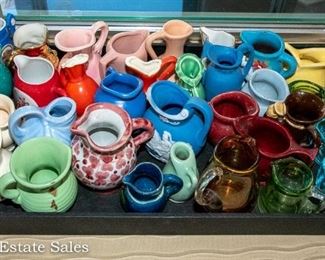 TABLE FULL of creamers