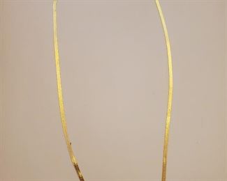 14k Small Herringbone 6.4 Grams