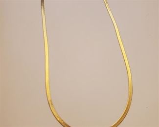 14k Small Herringbone 7.6 Grams