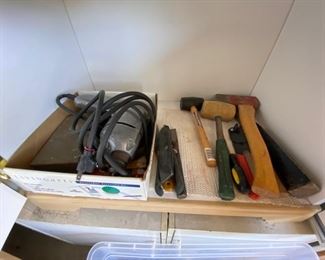 Mallets, Ax and Power Drill