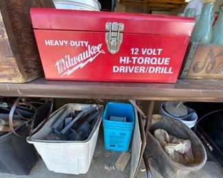 Vintage Milwaukee Metal Tool Box