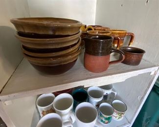 Vintage Mugs and Bowls