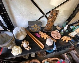 Asian Figurines, Incense Burners and Misc Items 