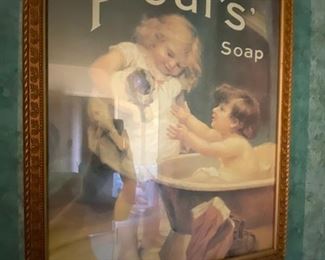 Pears Soap Advertisement Poster