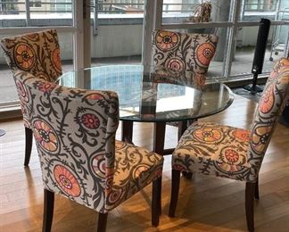 100 Crate And Barrel 48 Round Table And 4 Urban Interiors Chairs