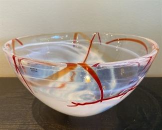 134 Kosta Boda Contrast Bowl
