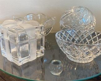 138 Tiffany Co Lidded Box  Other Glass Decor