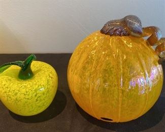 148 Decorative Glass Pumpkin from Glass Eye