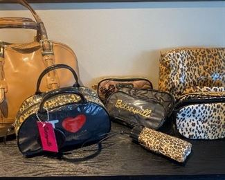 162 Betsey Johnson Betseyville Cosmetic Bags Maxx Purse and More