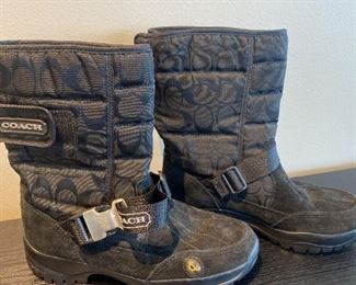 168 Coach Rain Snow Boots