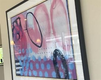 176 Framed Abstract Print